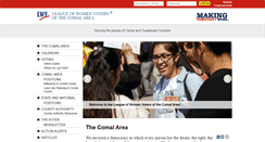 Desktop Screenshot of lwvcomal.org